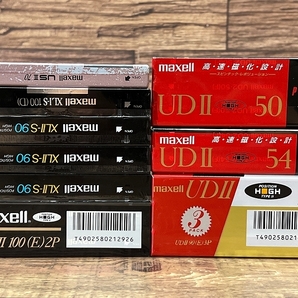 送無 G② 貴重 新品 未開封 maxell マクセル カセットテープ USⅡ UDⅡ XLI-S XLⅡ-S 50分 54分 70分 90分 100分 合計 15本セット ハイポジの画像4