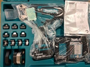 マキタ(Makita) 充電式圧着機 TC300DRG マキタ純正バッテリ、充電器、コマ、ケース付 未使用長期保管品