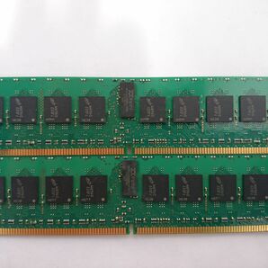 中古品★Micron サーバー用メモリ 1GB 1Rx4 PC2-5300P-555-12-H0★1G×2枚 計2GBの画像3