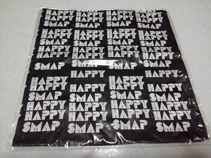 ●　スマップ　HAPPY HAPPY　【　ハンカチ　バンダナ ♪新品　】　SMAP