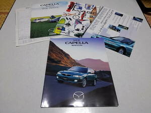 ●　NEW CAPELLA WAGON カペラ・ワゴン　カタログ 冊子各種付き♪ 1999年10月発行 mazda マツダ　自動車 パンフレット　※管理番号 mc260