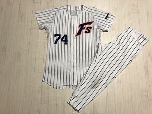 1997 日本ハムファイターズ 花増幸二 コーチ支給 実使用 ホーム ユニフォーム 上下セット 74番 非売品 /日ハム/ダルビッシュ有/大谷翔平