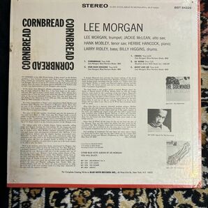 両面 van gelder リー・モーガン Lee Morgan ブルーノートcornbread レコード LP アナログ vinyl bst84222の画像2