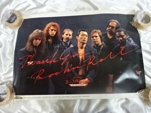 6# Yazawa Eikichi постер Rock'n Roll Army'90 будо павильон постер * царапина есть 