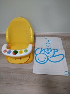 [ almost unused beautiful goods ] bath chair Miffy slip prevention stopper bath baby bath 