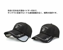 キャップ メンズ 帽子 バイザー付き帽子 サンバイザー レディース 男女兼用 UVカット 夏 メッシュ スポーツ 釣り 紫外線-Bグレー_画像4