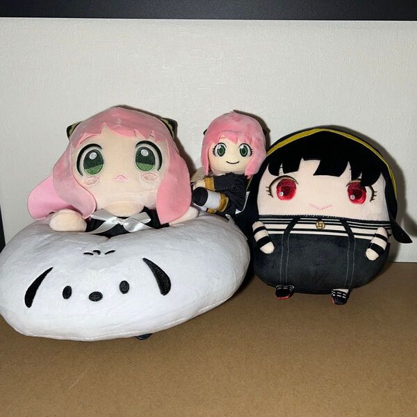 スパイファミリー アーニャぬいぐるみ大小 ヨルぬいぐるみ + ポチャッコ