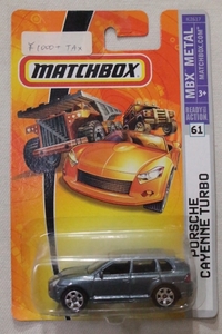 MATCHBOX PorcheCayenneTurbo ポルシェカイエンターボ ミニカー 2006年 新品 マッチボックス