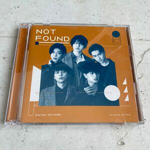 セクシーゾーン NOTFOUND CD DVD 初回限定盤B