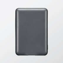 エレコム 薄型コンパクトモバイルバッテリー　5000mAh/DE-C37-5000DGY ダークグレー_画像4