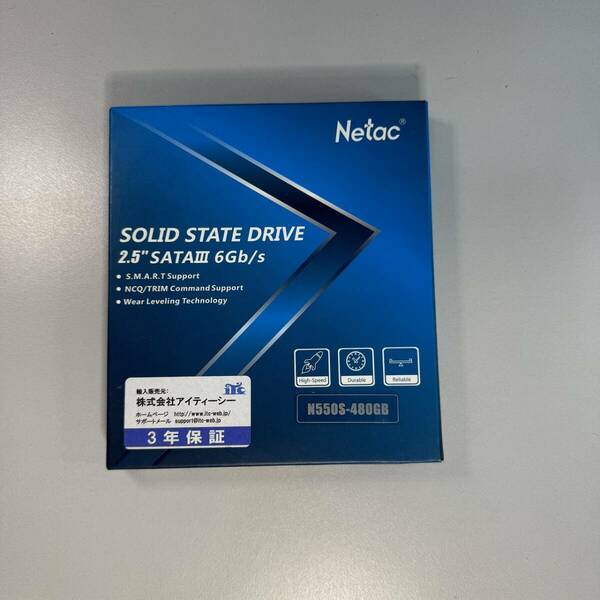 【未開封品】Netac N550S-480G 2.5inch SATA SSD
