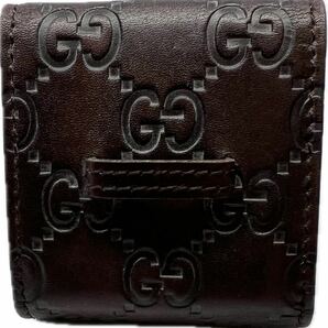 1円〜 H GUCCI グッチ トラベルクロック 200 重量100g クォーツ アラーム付 アンティーク ヴィンテージ 付属 タグ ジャンク 時計 90137943の画像5