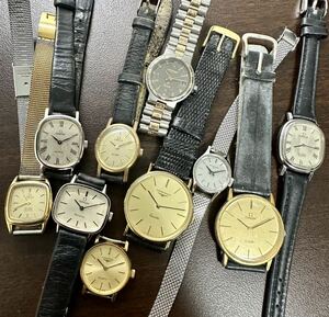 1円〜 Y 山 まとめ 10本セット OMEGA オメガ ロンジン メンズ レディース 機械式 手巻き ヴィンテージ アンティーク ジャンク 時計 A2