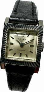 1 jpy ~ Y rare 18 gold WG model ROLEX Rolex Precision weight 15g lady's hand winding white gold antique clock 622387903