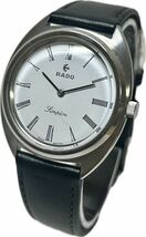 1円〜 T RADO ラドー シンプロン ホワイトローマン 稼動品 メンズ 手巻き アンティーク ヴィンテージ 時計 62255390_画像2