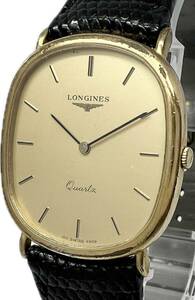 1円〜 H 国際保証書付 LONGINES ロンジン メンズ レディース クォーツ アンティーク ゴールドモデル 付属 取説 ケース 時計 A2193