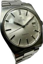 1円〜 Y OMEGA オメガ ジュネーブ シルバーダイヤル メンズ 自動巻き デイト アンティーク ジャンク 時計 62260757_画像3