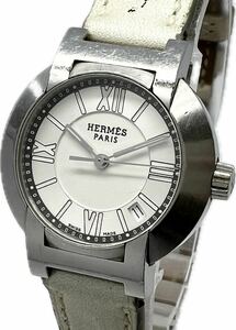 1円〜 H HERMES エルメス ノマード NO1.210 ローマン レディース オートクォーツ デイト アンティーク ヴィンテージ 時計 72202089