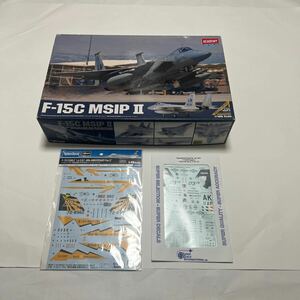 アカデミー（1221）1/48F-15CイーグルMSIPⅡおまけ1/48 F-15 C、Jデカール2点