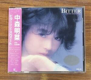 ジャンク 中森明菜 - ビター・アンド・スウィート CD 32XL-61 シール帯 …h-2607 Akina Nakamori 旧規格 税表記なし