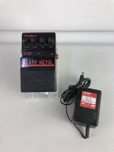 A10194○Digitech デジテック DEATH METAL デスメタル ディストーション エフクター アダプター PSA-100P 音響機器 訳あり 動作OK 240401