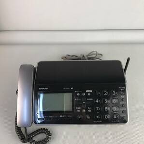 A9395○SHARP シャープ デジタルコードレスファクシミリ 電話機 FAX ファックス 親機 UX-D33CL-B 親機のみ 初期化済 【同梱不可】の画像1