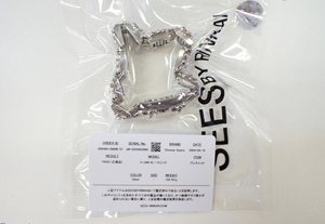 Chrome Hearts Bracelet 925 Приблизительно 21 см вокруг рук вокруг руки, Chrome Hearts H Link Bracelet Lincoln Сертификат оригинал