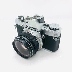 【C4689】オリンパス OLYMPUS OM-1 一眼レフカメラ + F.ZUIKO AUTO-S F1.8 50mm 単焦点レンズ 標準