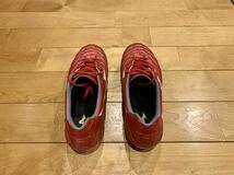 中古品 MIZUNO モナルシーダ NEO2 JAPAN 25.0 カンガルー パッションレッド_画像2