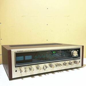 #D16B Pioneer stereo receiver SX-737 electrification has confirmed Pioneer STEREO RECEIVER AM FM operation not yet verification junk treatment audio sound equipment 