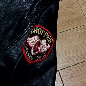 80s 最初期 cools chopper レザー ファラオジャケット カーコート 50s ロカビリー 佐藤秀光 クールス 当時物 ハーレー ライダース 40s の画像7