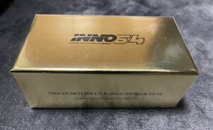 イノモデル　INNO64 スカイラインGT-R R34 NISMO R-TUNE GOLD CHROME