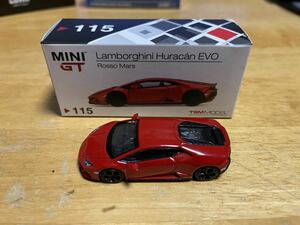 MINI GT ランボルギーニ　ウラカンEVO LHD Rosso Mars 