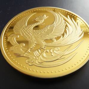 鳳凰 菊の御紋 ゴールド・記念メダル コイン Yの画像3