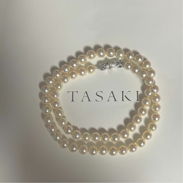 Tasaki K14パールネックレス　7.5-7.8mm 50cm