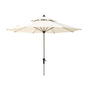 Umbrellas Outdoor Beige Large Parasol 2.7M2.55M Used for Outdoor Garden Swimming Pool Balcony Terrace not Including Base (B Style