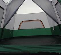 独立型2ドアテント、キャンプテント、キャンプ用品付き、防水、二重構造、アウトドア、ピクニック、キ_画像6
