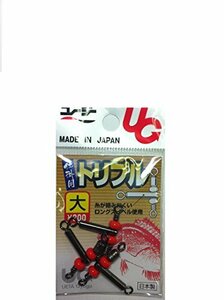 植田漁具 仕掛用トリプル 黒 大 ST-01L