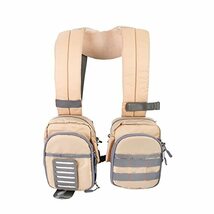 Fishing Bag Compact Fly Fishing Vest Light Weight Adjustable Chest Pack for Men Women Outdoor Fishing Vest_画像1