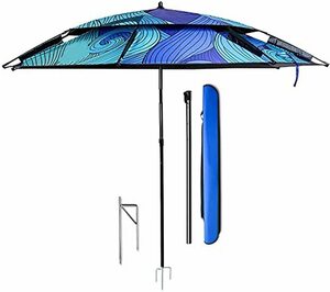 JSY フィッシングテント 釣り傘風の雨プルーフ通気性サンシェードポータブル傘付き屋外ガーデンパティオ用キャリーバッグ 釣り部品 (Color