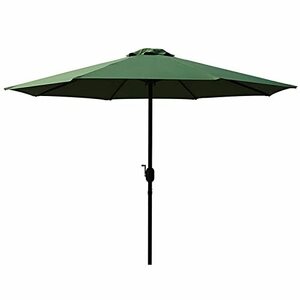 Outdoor Patio Umbrella, 2.5m/8.2ft Market Garden Umbrellas, Round Table Sunbrella Parasol With 8 Strong Ribs, Waterproof and UV