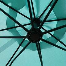 屋外用傘、調節可能な日焼け防止傘、ガーデンテラスパラソル、折りたたみ式パティオパラソル、ビーチパラソル、マーケットパラソル、直径2._画像3