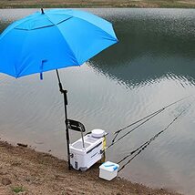 釣り道具箱 32L多機能釣り箱の持ち上がる釣りタックルボックスプラットフォーム釣り箱 釣り道具と道具の (色 : 白, Size :_画像5