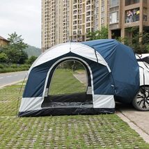 二重層防水キャンプテント、250*250*200cmカーテールテントキャンプテールゲートオーニング、簡単セットアップ、家族キャンプ旅行アウトド_画像7