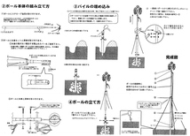 ■半額以下！■格安！新品♪鯉のぼり10号ポール こいのぼり4m～5mセット用 検/10m■_画像4