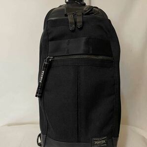 ★即決 ポーター ヒート ワンショルダーバッグ ボディバッグ 黒 PORTER 吉田カバンの画像1