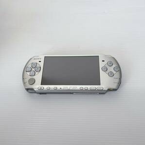 簡易動作確認済み SONY ソニー PlayStationプレイステーション プレイステーションポータブル ポータブルゲーム機 PSP 3000 シルバーの画像1