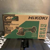 【送料込み！新製品！】HiKOKI 36V125mmコードレスディスクグラインダ G3613DC (NN) 本体のみ(バッテリー・充電器別売)_画像1