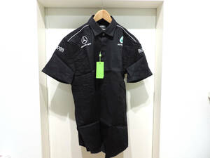 * prompt decision have * supplied goods DTM Mercedes AMG touring car player right pit shirt Hugo Boss made size L black 