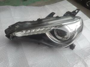 86　ZN6　Genuine　leftヘッドLight　KOITO　100-60082　ＨＩＤ　美品　破損No